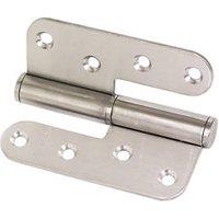 Eclipse Satin Stainless Steel Lift-Off Hinges LH 102mm x 89mm 2 Pack (51305)