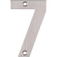 Eclipse Door Numeral 7 Satin Stainless Steel 102mm (51358)