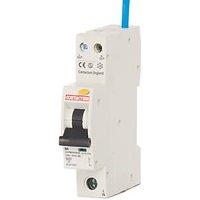 Contactum Defender 6A 30mA Type A SP B Curve Compact RCBO (513HA)