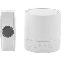 Byron Plug-In Wireless Door Chime Kit White (513HF)