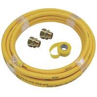 Teslaflex Gas Fitting Starter Kit 15.5mm 10m DN15 4 Pieces (513HV)