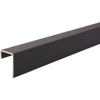 Multipanel Type C End Cap Matt Black 2450mm x 11mm (513YT)