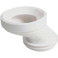 Flomasta Rigid 25mm Offset Pan Connector White 147mm (514JN)