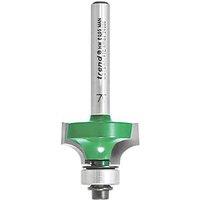 Trend C076X1/4TC 1/4" Rounding-Over Bearing-Guided Router Cutter 25.4mm x 12.7mm (514XG)