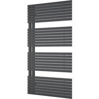 Ximax Watson Open 1185mm x 600mm 1925BTU Anthracite Vertical Towel Radiator (514YE)