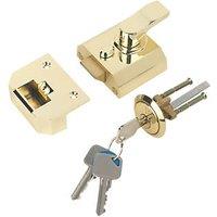 Smith & Locke Traditional Night Latch Electro Brass 40mm Backset (5153T)