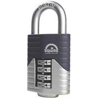 Squire Vulcan Weatherproof Combination High Security Padlock Blue/Chrome 40mm (5156T)