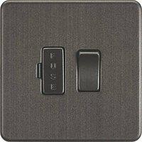 Knightsbridge 13A Switched Fused Spur Smoked Bronze (515TX)