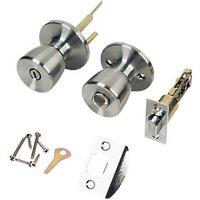 ERA Privacy Lock Set Satin Stainless Steel 67mm (51657)