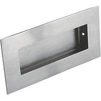 Eurospec Rectangular Flush Pull Handle 102mm Satin Stainless Steel (5166P)