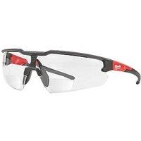 Milwaukee +1 Clear Lens Magnified Safety Glasses (516PP)