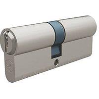Smith & Locke 6-Pin Cylinder Lock 45-50 (95mm) Satin Nickel (516PX)