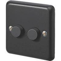 MK Contoura 2-Gang 2-Way Dimmer Switch Black (516RG)