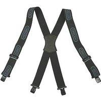 Oregon Logger Trouser Braces Black Metal Clip Attachment (5170X)