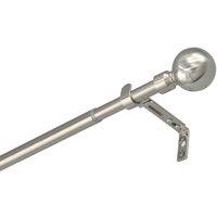 Renaissance Brushed Nickel Curtain Pole 19/16mm x 160-300cm (517CK)