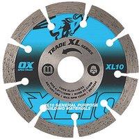 OX Trade XL-10 Masonry Segmented Diamond Blade 115mm x 22.23mm (517HR)