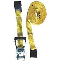 Smith & Locke Ratchet Tie-Down with Flat Hook 8m x 50mm (517XT)