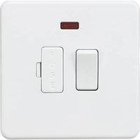 Knightsbridge 13A Switched Fused Spur with LED Matt White (518TY)