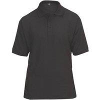 Site Tanneron Polo Shirt Black Medium 42.5" Chest (519FH)