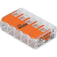 Wago 221-415 32A 5-Way Lever Connectors 25 Pack (5201R)