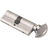 ERA 6-Pin Euro Cylinder Thumbturn 40-40 (80mm) Satin Nickel (52077)