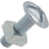 Easyfix Bright Zinc-Plated Roofing Bolts M6 x 20mm 10 Pack (5213J)