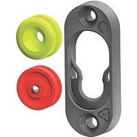 Button-Fix Type 1 Fully Rebated Panel Fixings & Marker Tools Set Charcoal Black & Lime Green 30 Pieces (521JC)