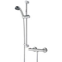 Bristan Zing Rear-Fed Exposed Chrome Thermostatic Mixer Shower (521JE)