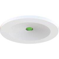 4lite Tilt Cylindrical Recessed Non-Maintained Emergency LED Downlight White 2W 110lm 50mm (522GR)