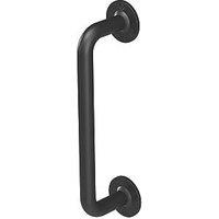 Rothley Angled Household Steel Grab Rail Matt Black 305mm (522RG)