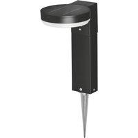 4lite Antheia Outdoor LED Solar-Powered Spike Step Light With PIR Sensor Black 300lm (522VH)