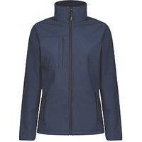 Regatta Octagon Womens Softshell Jacket Navy/Seal Grey Size 14 (523HG)