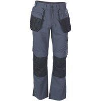 Dickies Multi Pocket Utility Work Trousers Charcoal 38" W 34" L (523XH)
