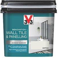 V33 750ml Cotton Satin Tile Paint (524FW)