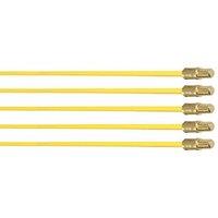 Super Rod CR-YX5 4mm Flexible Yellow Cable Rods 5m 5 Pieces (524PK)