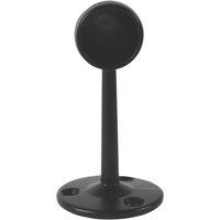 Essentials Round Rail End Brackets Black 25mm 2 Pack (524TE)