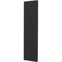 Radiant 1800mm x 445mm 6731BTU Black Vertical Designer Radiator (5254F)
