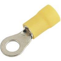 Essentials Insulated Yellow 6mm Ring Crimps 100 Pack (52580)