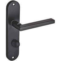 Smith & Locke Murlough Fire Rated WC Door Handles Pair Matt Black (525HY)