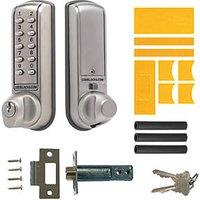 Codelocks Fire Rated Push-Button Lock & Mortice Latch with Code-Free Mode 62mm (525KK)