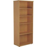 TC Group 4-Shelf Bookcase Nova Oak 800mm x 2000mm (525TT)