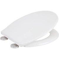 Croydex Constance Soft-Close with Quick-Release Toilet Seat Thermoset Plastic White (527FH)