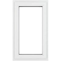 Crystal Left-Hand Opening Clear Triple-Glazed Casement White uPVC Window 610mm x 1190mm (528JM)