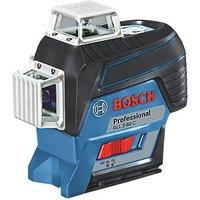 Bosch GLL 3-80 C 12V Li-Ion Coolpack Red Self-Levelling Multi-Line Laser Level - Bare (528KR)