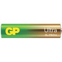 GP Batteries Ultra AAA 1.5V Alkaline Batteries 4 Pack (528RM)