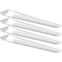 4lite Advantage Twin 5ft LED Battens 40W 4700lm 230V 4 Pack (528VH)