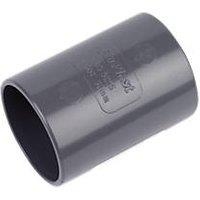 FloPlast Straight Couplers 32mm x 32mm Grey 5 Pack (52916)