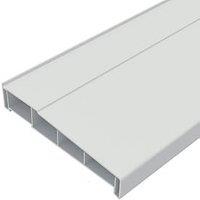 Crystal uPVC Window Sill White 1000mm x 180mm (529GL)