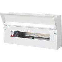 MK Sentry 21-Module 21-Way Part-Populated High Integrity Main Switch Consumer Unit with SPD (529VF)