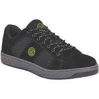 Apache Kick Size 10 Black Steel Toe Cap Safety Trainers (530JJ)